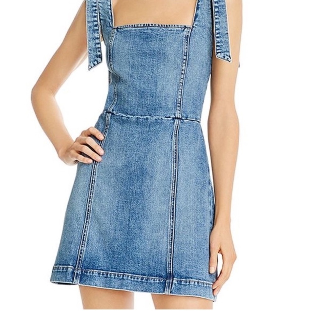 Maryann tie shoulder dress
